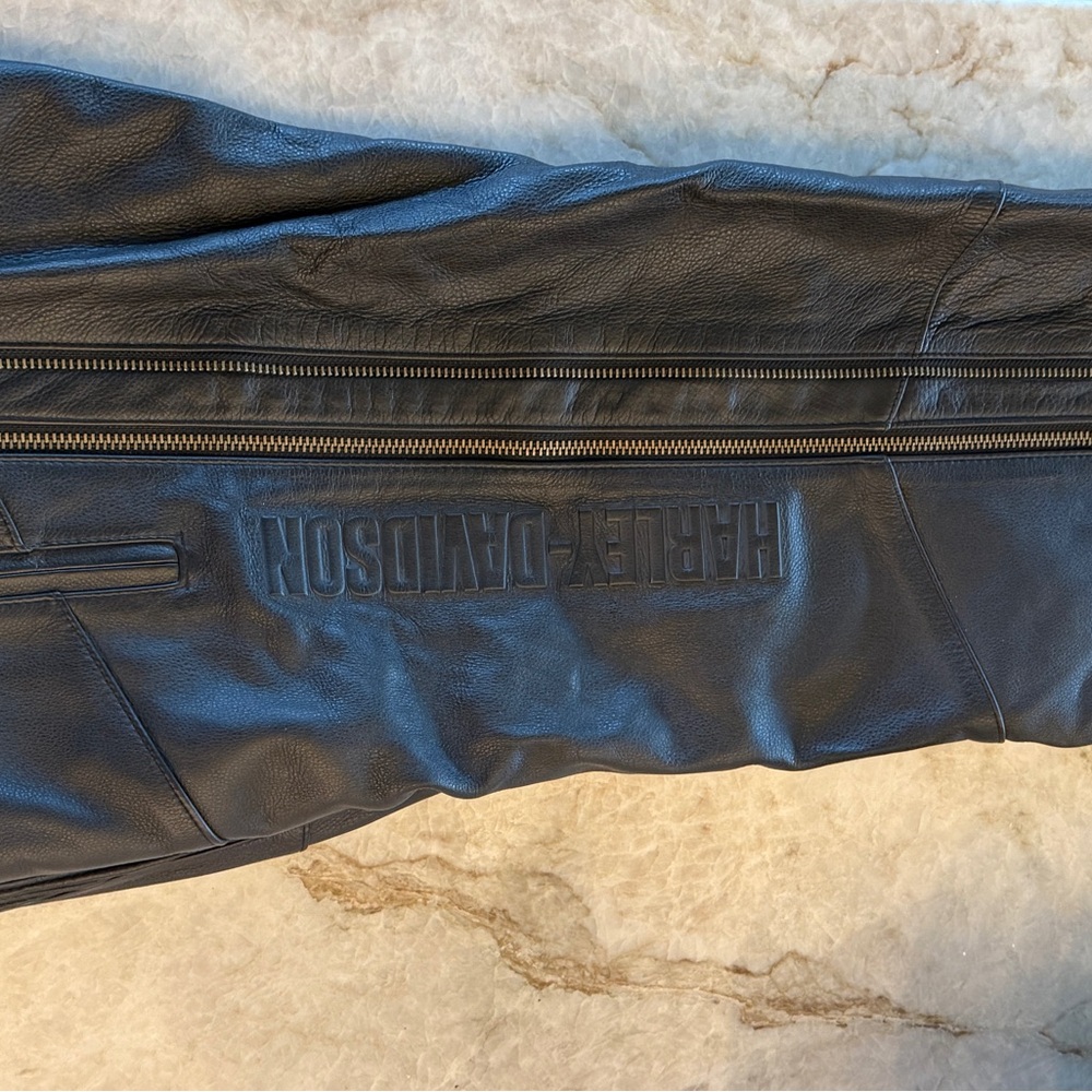 Harley-Davidson Black Leather Men’s Chaps